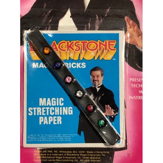 Un effet de magie vintage du répertoire des tours commercialisés par Harry BLACKTSONE Jr. dans les années 80.